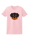 Cute Rottweiler Dog Womens T-Shirt by TooLoud-Womens T-Shirt-TooLoud-PalePink-X-Small-Davson Sales