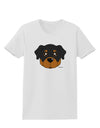 Cute Rottweiler Dog Womens T-Shirt by TooLoud-Womens T-Shirt-TooLoud-White-X-Small-Davson Sales