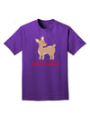 Cute Rudolph the Reindeer - Merry Christmas Adult Dark T-Shirt by TooLoud-Mens T-Shirt-TooLoud-Purple-Small-Davson Sales