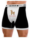 Cute Rudolph the Reindeer - Merry Christmas Mens Boxer Brief Underwear by TooLoud-Boxer Briefs-NDS Wear-Black-with-White-Small-NDS WEAR