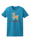 Cute Rudolph the Reindeer - Merry Christmas Womens Dark T-Shirt by TooLoud-Womens T-Shirt-TooLoud-Turquoise-X-Small-Davson Sales