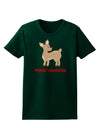 Cute Rudolph the Reindeer - Merry Christmas Womens Dark T-Shirt by TooLoud-Womens T-Shirt-TooLoud-Forest-Green-Small-Davson Sales