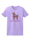 Cute Rudolph the Reindeer - Merry Christmas Womens T-Shirt by TooLoud-Womens T-Shirt-TooLoud-Lavender-X-Small-Davson Sales