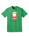 Cute Santa Claus Christmas Adult Dark T-Shirt-Mens T-Shirt-TooLoud-Kelly-Green-Small-Davson Sales