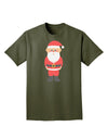 Cute Santa Claus Christmas Adult Dark T-Shirt-Mens T-Shirt-TooLoud-Military-Green-Small-Davson Sales