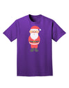 Cute Santa Claus Christmas Adult Dark T-Shirt-Mens T-Shirt-TooLoud-Purple-Small-Davson Sales