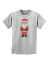 Cute Santa Claus Christmas Childrens T-Shirt-Childrens T-Shirt-TooLoud-AshGray-X-Small-Davson Sales