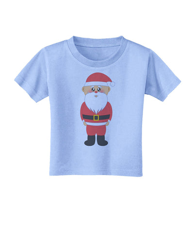 Cute Santa Claus Christmas Toddler T-Shirt-Toddler T-Shirt-TooLoud-Aquatic-Blue-2T-Davson Sales