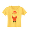 Cute Santa Claus Christmas Toddler T-Shirt-Toddler T-Shirt-TooLoud-Yellow-2T-Davson Sales