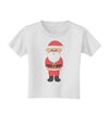 Cute Santa Claus Christmas Toddler T-Shirt-Toddler T-Shirt-TooLoud-White-2T-Davson Sales