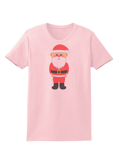 Cute Santa Claus Christmas Womens T-Shirt-Womens T-Shirt-TooLoud-PalePink-X-Small-Davson Sales