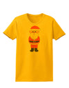 Cute Santa Claus Christmas Womens T-Shirt-Womens T-Shirt-TooLoud-Gold-X-Small-Davson Sales