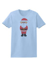 Cute Santa Claus Christmas Womens T-Shirt-Womens T-Shirt-TooLoud-Light-Blue-X-Small-Davson Sales