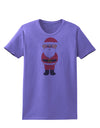 Cute Santa Claus Christmas Womens T-Shirt-Womens T-Shirt-TooLoud-Violet-X-Small-Davson Sales