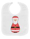 Cute Santa Matryoshka Nesting Doll - Christmas Baby Bib