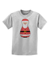 Cute Santa Matryoshka Nesting Doll - Christmas Childrens T-Shirt-Childrens T-Shirt-TooLoud-AshGray-X-Small-Davson Sales