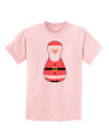 Cute Santa Matryoshka Nesting Doll - Christmas Childrens T-Shirt-Childrens T-Shirt-TooLoud-PalePink-X-Small-Davson Sales