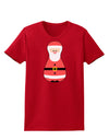 Cute Santa Matryoshka Nesting Doll - Christmas Womens Dark T-Shirt-TooLoud-Red-X-Small-Davson Sales