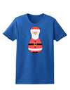 Cute Santa Matryoshka Nesting Doll - Christmas Womens Dark T-Shirt-TooLoud-Royal-Blue-X-Small-Davson Sales