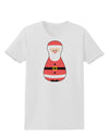 Cute Santa Matryoshka Nesting Doll - Christmas Womens T-Shirt-Womens T-Shirt-TooLoud-White-X-Small-Davson Sales