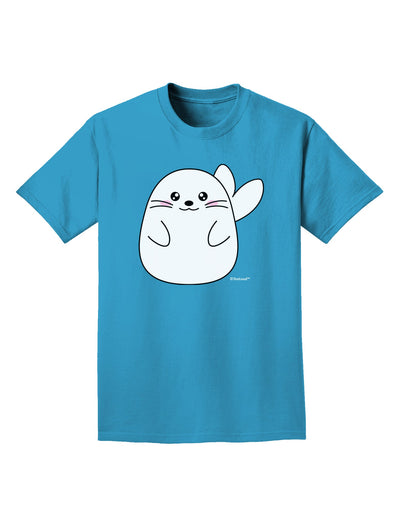 Cute Seal Adult Dark T-Shirt by TooLoud-Mens T-Shirt-TooLoud-Turquoise-Small-Davson Sales