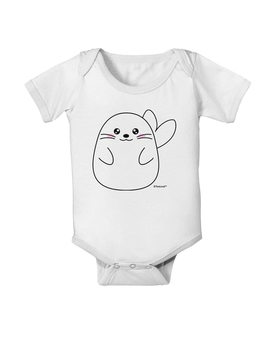Cute Seal Baby Romper Bodysuit by TooLoud-Baby Romper-TooLoud-White-06-Months-Davson Sales