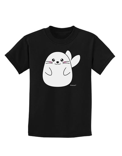 Cute Seal Childrens Dark T-Shirt by TooLoud-Childrens T-Shirt-TooLoud-Black-X-Small-Davson Sales