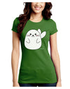 Cute Seal Juniors Crew Dark T-Shirt by TooLoud-T-Shirts Juniors Tops-TooLoud-Kiwi-Green-Juniors Fitted X-Small-Davson Sales