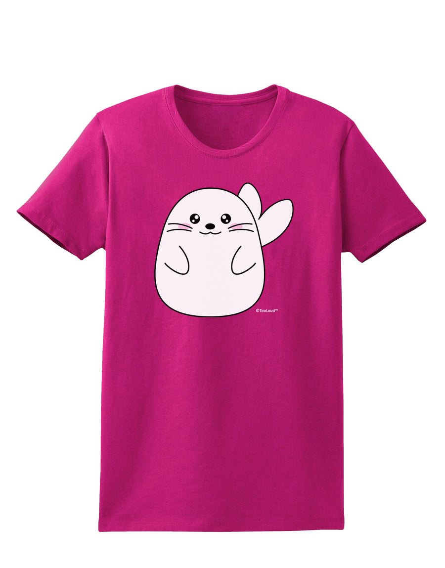 Cute Seal Womens Dark T-Shirt by TooLoud-Womens T-Shirt-TooLoud-Black-X-Small-Davson Sales