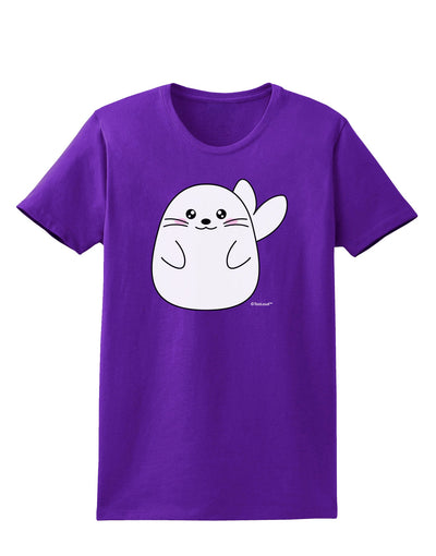 Cute Seal Womens Dark T-Shirt by TooLoud-Womens T-Shirt-TooLoud-Purple-X-Small-Davson Sales