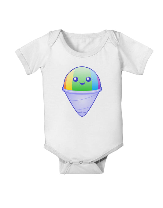 Cute Shaved Ice Baby Romper Bodysuit by TooLoud-Baby Romper-TooLoud-White-06-Months-Davson Sales