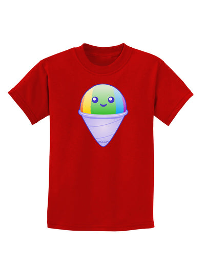 Cute Shaved Ice Childrens Dark T-Shirt by TooLoud-Childrens T-Shirt-TooLoud-Red-X-Small-Davson Sales