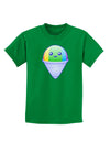 Cute Shaved Ice Childrens Dark T-Shirt by TooLoud-Childrens T-Shirt-TooLoud-Kelly-Green-X-Small-Davson Sales