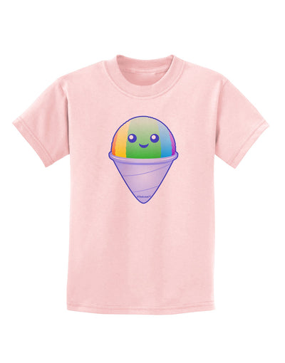 Cute Shaved Ice Childrens T-Shirt by TooLoud-Childrens T-Shirt-TooLoud-PalePink-X-Small-Davson Sales