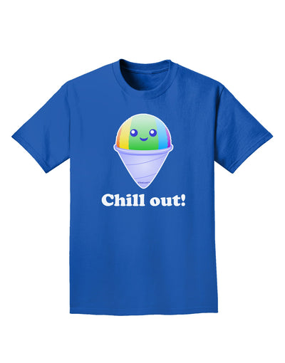 Cute Shaved Ice Chill Out Adult Dark T-Shirt-Mens T-Shirt-TooLoud-Royal-Blue-Small-Davson Sales