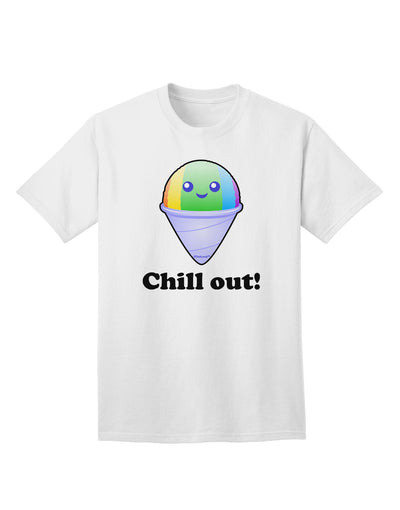 Cute Shaved Ice Chill Out Adult T-Shirt-unisex t-shirt-TooLoud-White-Small-Davson Sales