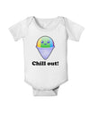 Cute Shaved Ice Chill Out Baby Romper Bodysuit-Baby Romper-TooLoud-White-06-Months-Davson Sales