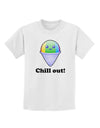 Cute Shaved Ice Chill Out Childrens T-Shirt-Childrens T-Shirt-TooLoud-White-X-Small-Davson Sales