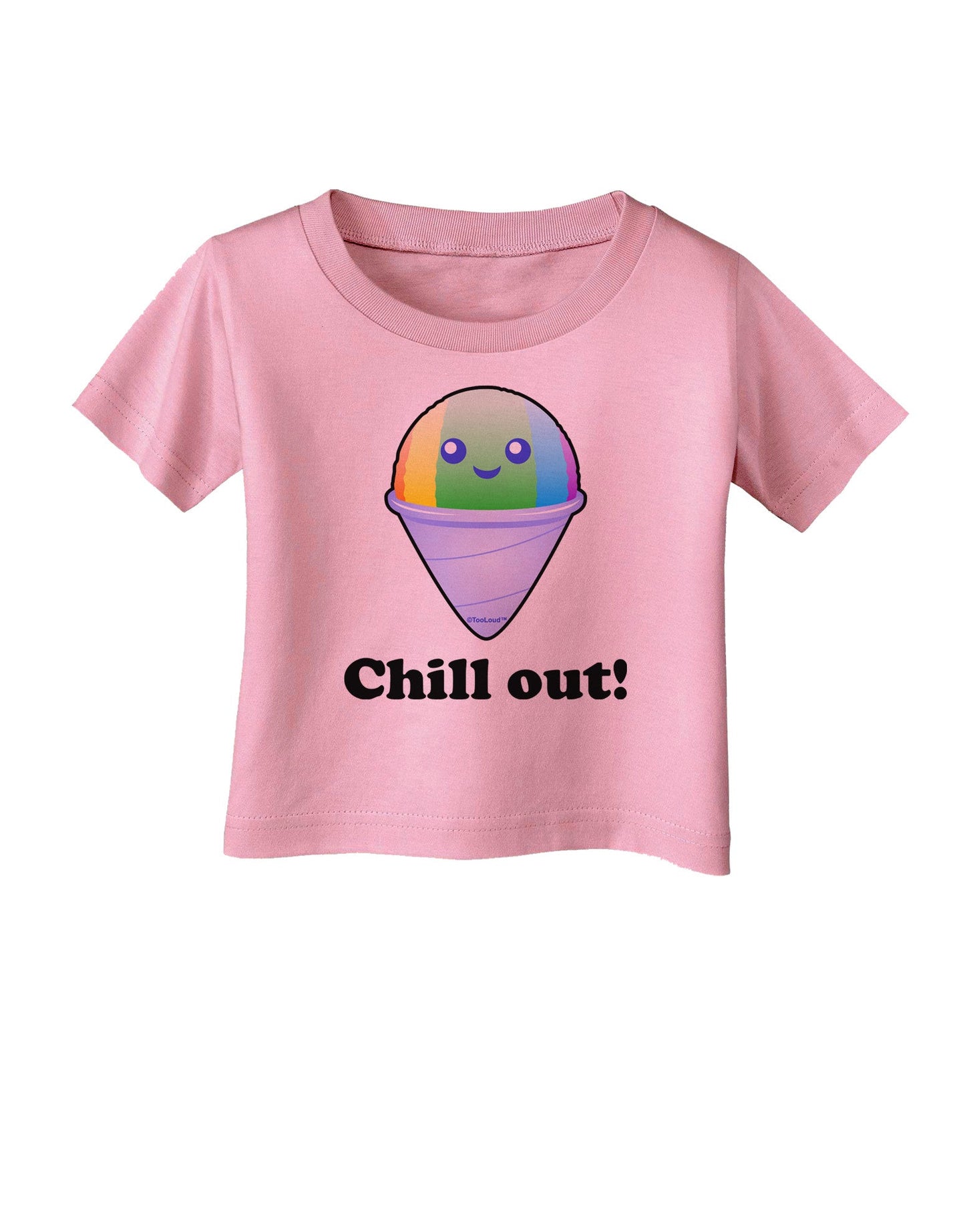 Cute Shaved Ice Chill Out Infant T-Shirt-Infant T-Shirt-TooLoud-Candy-Pink-06-Months-Davson Sales