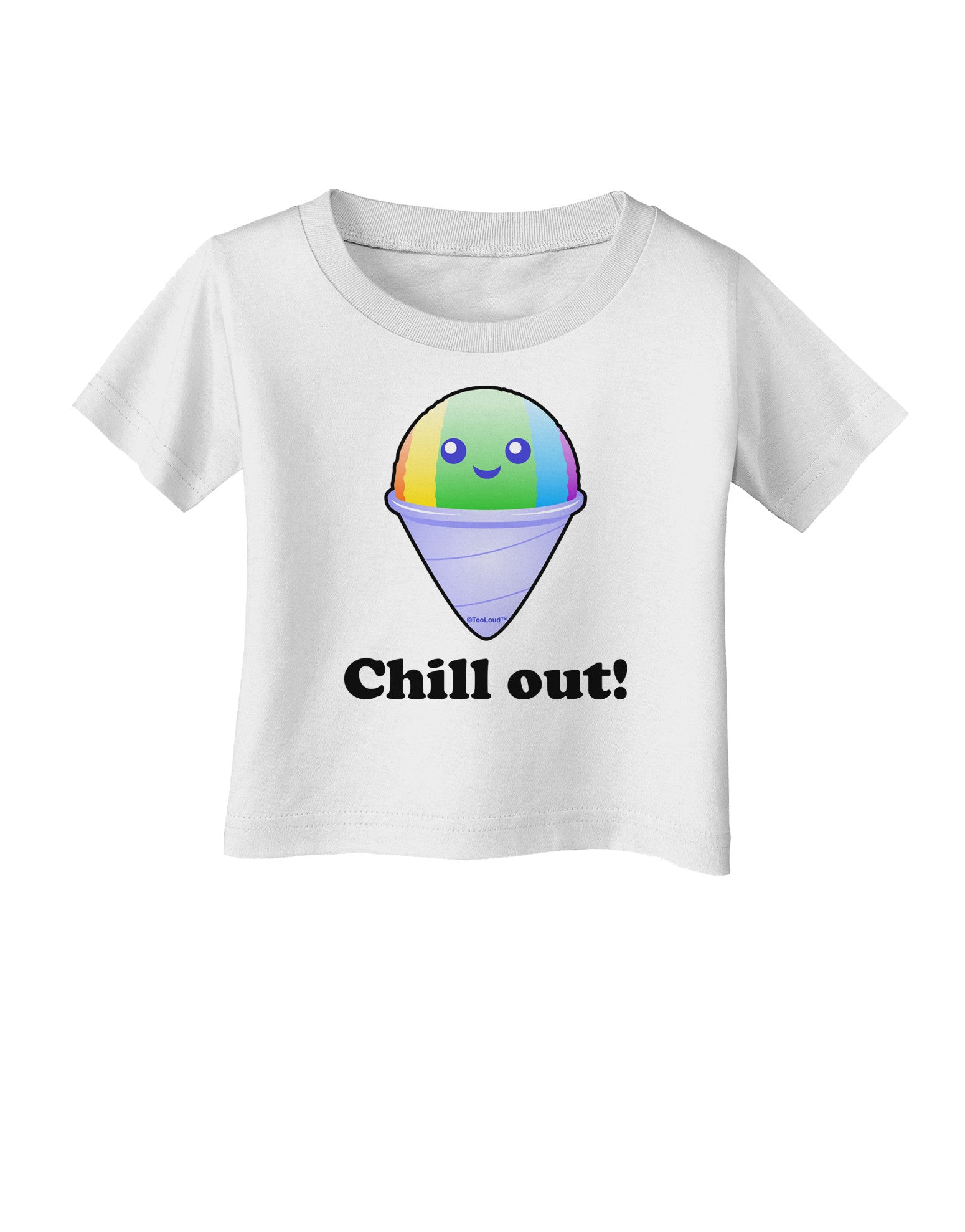 Cute Shaved Ice Chill Out Infant T-Shirt-Infant T-Shirt-TooLoud-White-06-Months-Davson Sales