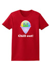 Cute Shaved Ice Chill Out Womens Dark T-Shirt-Womens T-Shirt-TooLoud-Red-X-Small-Davson Sales