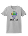 Cute Shaved Ice Chill Out Womens T-Shirt-Womens T-Shirt-TooLoud-AshGray-X-Small-Davson Sales