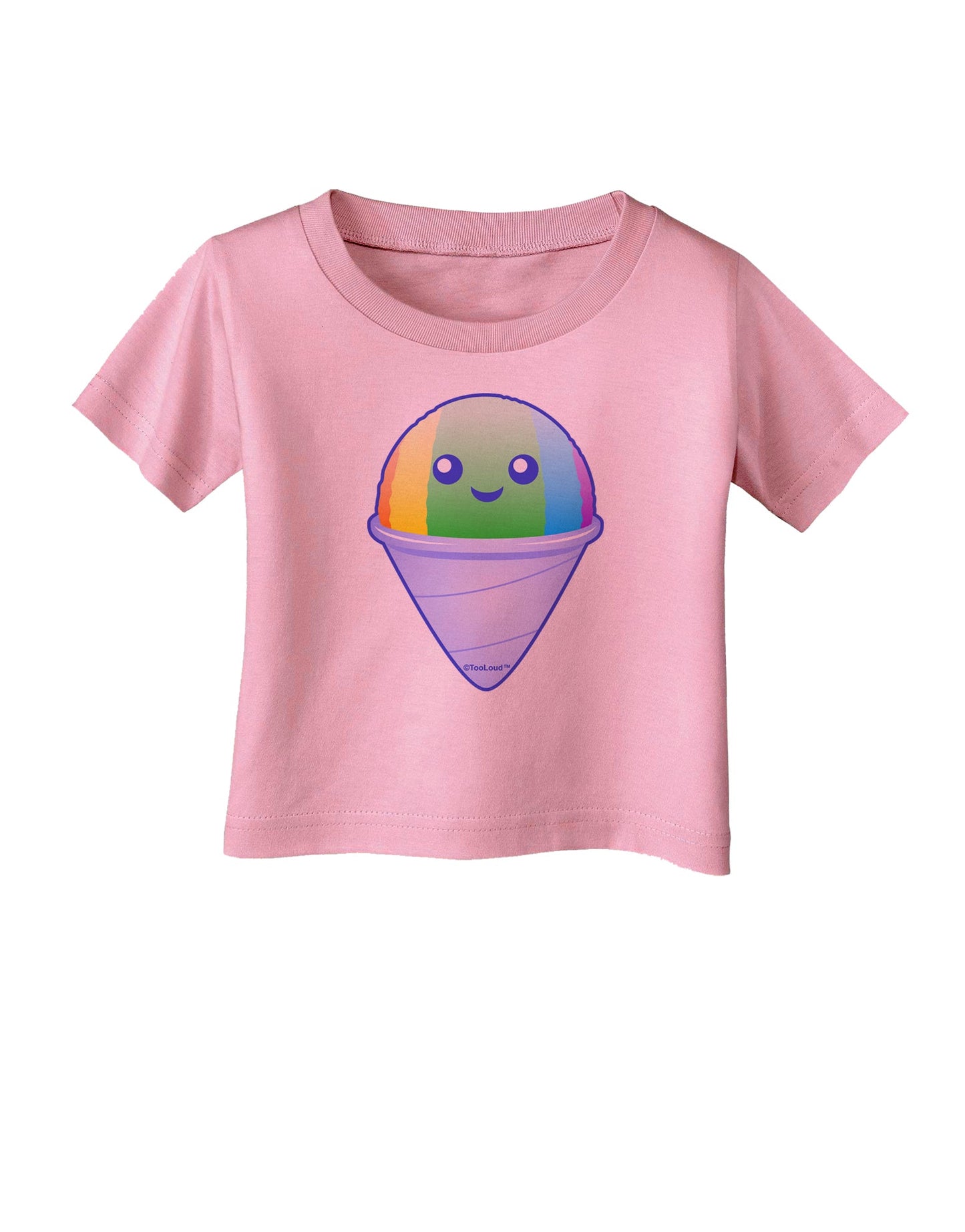 Cute Shaved Ice Infant T-Shirt by TooLoud-Infant T-Shirt-TooLoud-Candy-Pink-06-Months-Davson Sales