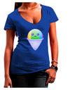 Cute Shaved Ice Juniors V-Neck Dark T-Shirt by TooLoud-Womens V-Neck T-Shirts-TooLoud-Royal-Blue-Juniors Fitted Small-Davson Sales