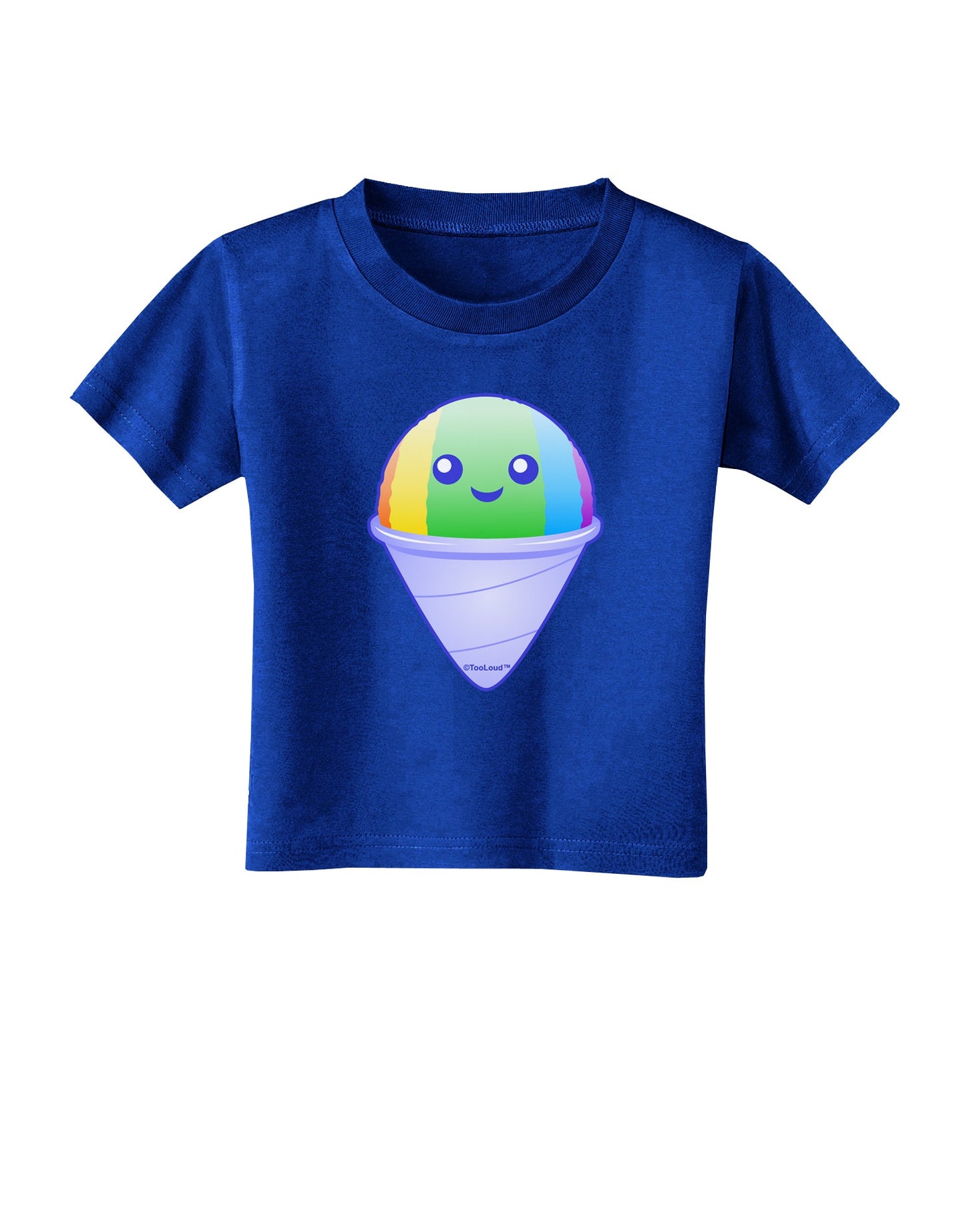 Cute Shaved Ice Toddler T-Shirt Dark by TooLoud-Toddler T-Shirt-TooLoud-Royal-Blue-2T-Davson Sales