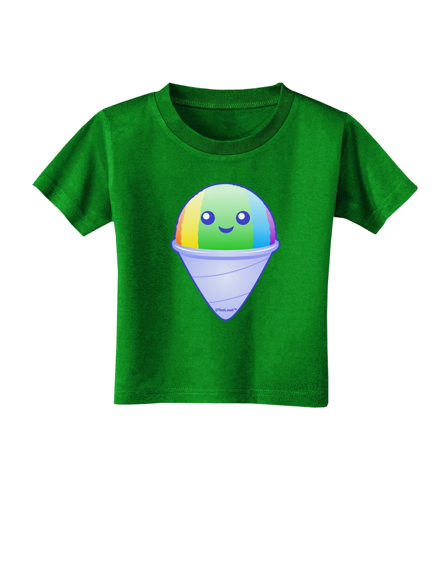 Cute Shaved Ice Toddler T-Shirt Dark by TooLoud-Toddler T-Shirt-TooLoud-Clover-Green-2T-Davson Sales