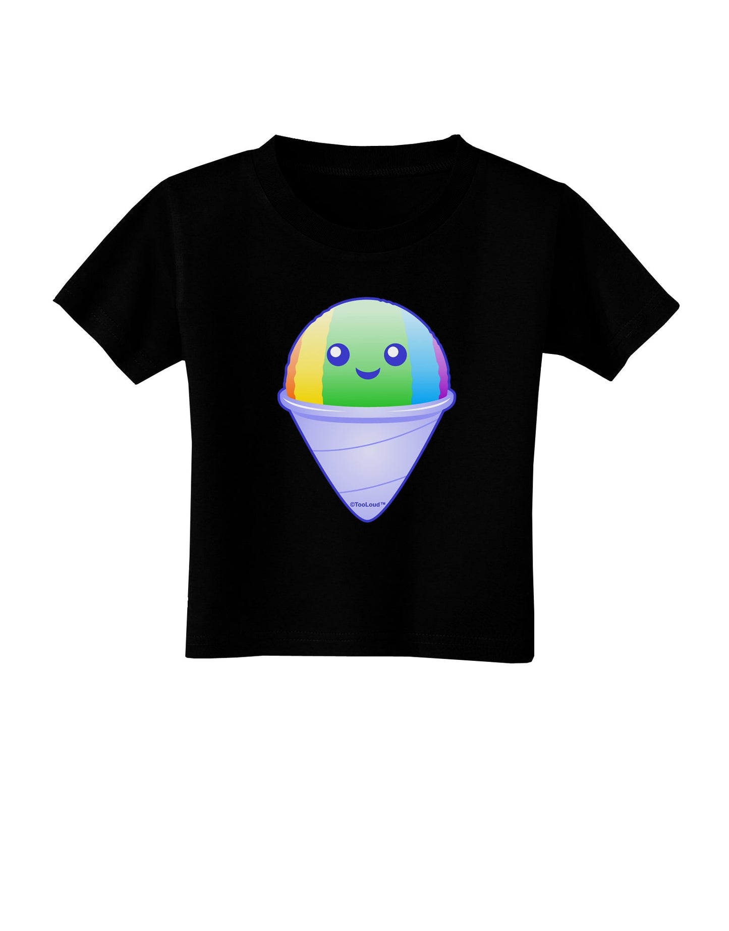 Cute Shaved Ice Toddler T-Shirt Dark by TooLoud-Toddler T-Shirt-TooLoud-Black-2T-Davson Sales