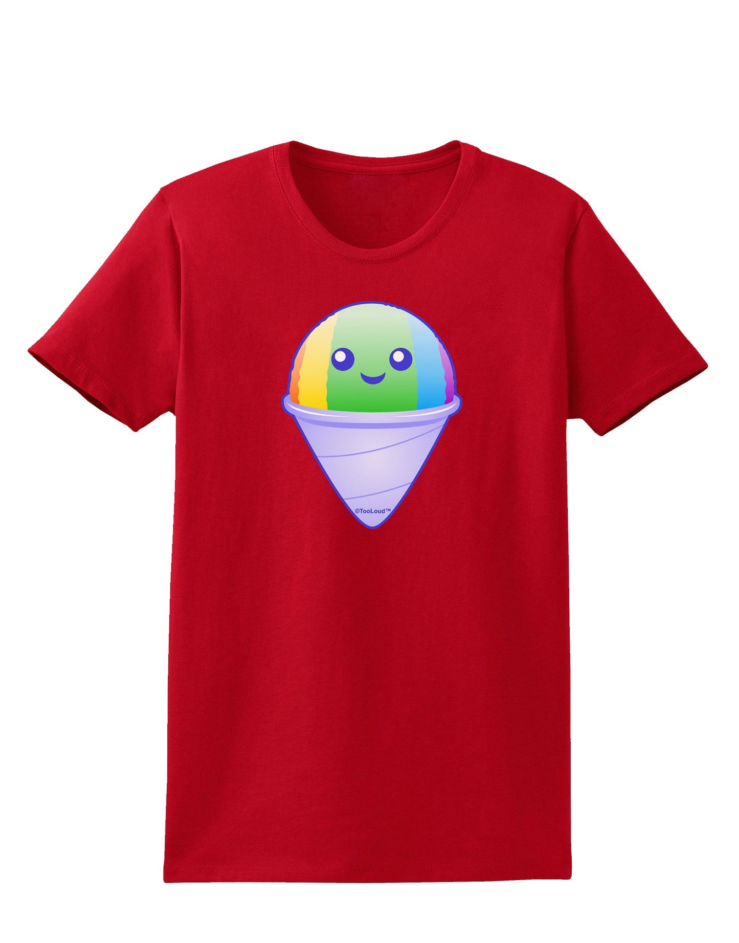 Cute Shaved Ice Womens Dark T-Shirt by TooLoud-Womens T-Shirt-TooLoud-Red-X-Small-Davson Sales