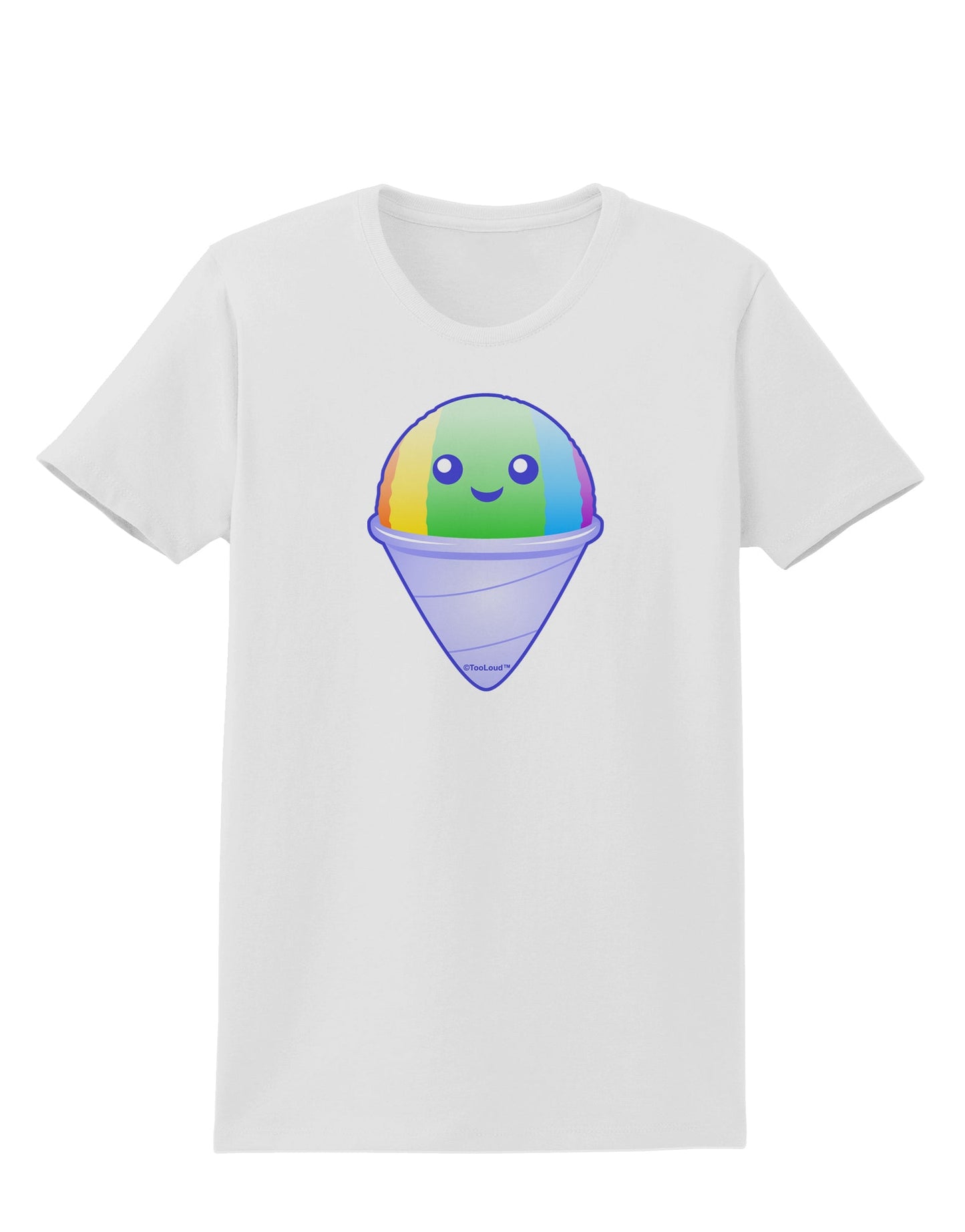 Cute Shaved Ice Womens T-Shirt by TooLoud-Womens T-Shirt-TooLoud-White-X-Small-Davson Sales