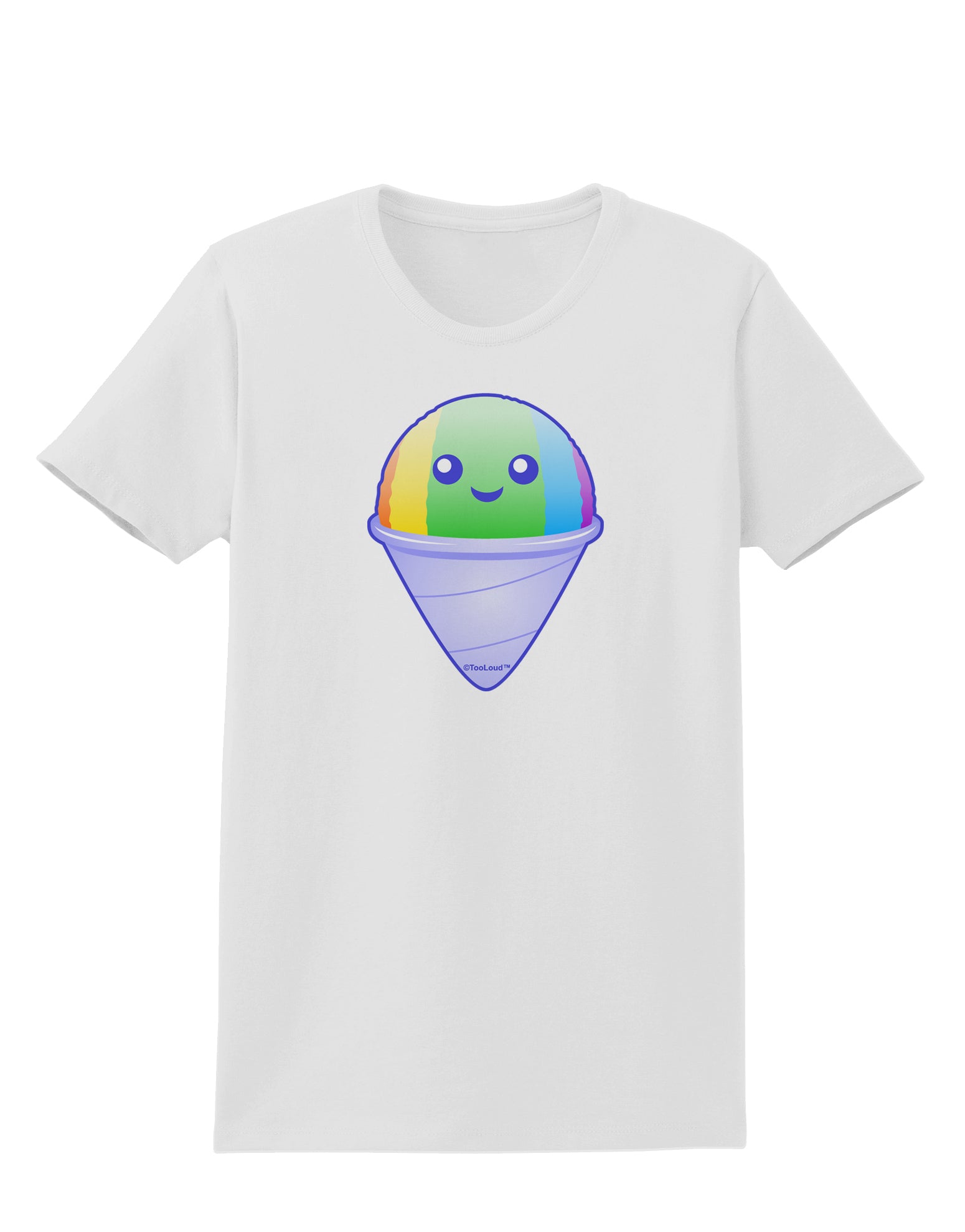 Cute Shaved Ice Womens T-Shirt by TooLoud-Womens T-Shirt-TooLoud-White-X-Small-Davson Sales